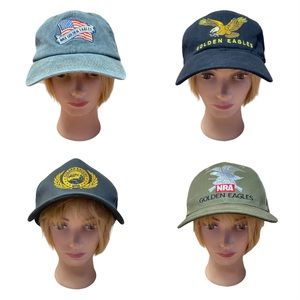 4 NRA BASEBALL HATS